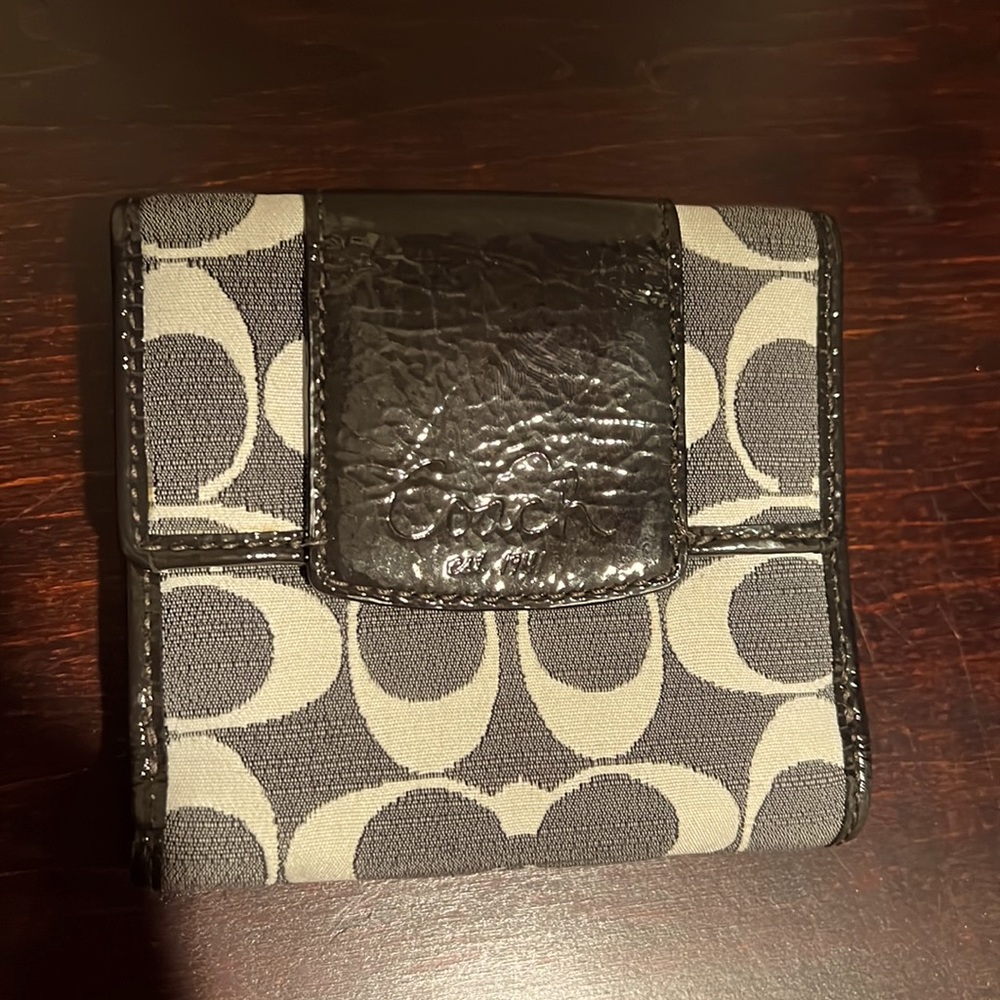 Coach Wallet with Change Pocket!
